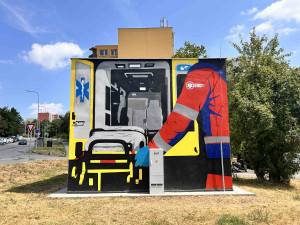 Trafostanice pro zdravotníky. Ve Starém Lískovci je nově street art