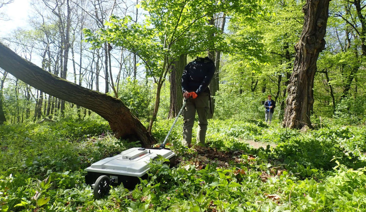 Archeologové zkoumali Landek. Georadar naznačil možné pozůstatky hradu
