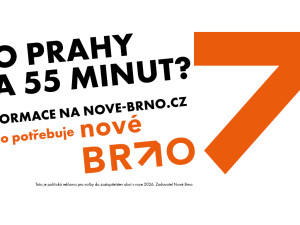 Vlakem z Brna do Prahy za 55 minut? Nové Brno chce rozjet Brno