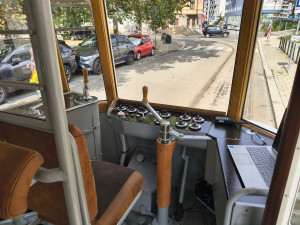 Muzeum města Brna a dopravní podnik představili projekt hostům a novinářům při jízdě historickou tramvají po trase linky 1.