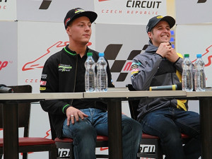 Dominique Aegerter a Thomas Luthi