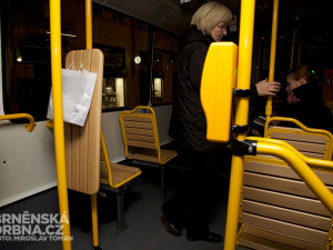 Brněnský dopravní podnik testuje nové typy sedadel, foto: Brněnská Drbna, Miroslav Toman