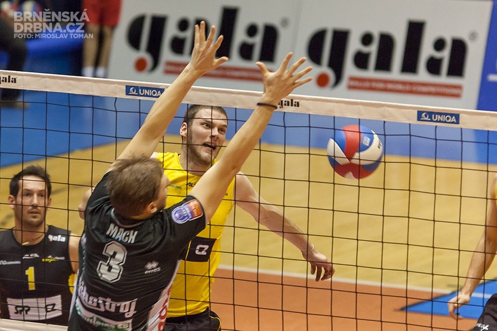 Volejbal Brno vs. VK Jihostroj České Budějovice, foto: Brněnská Drbna, Miroslav Toman