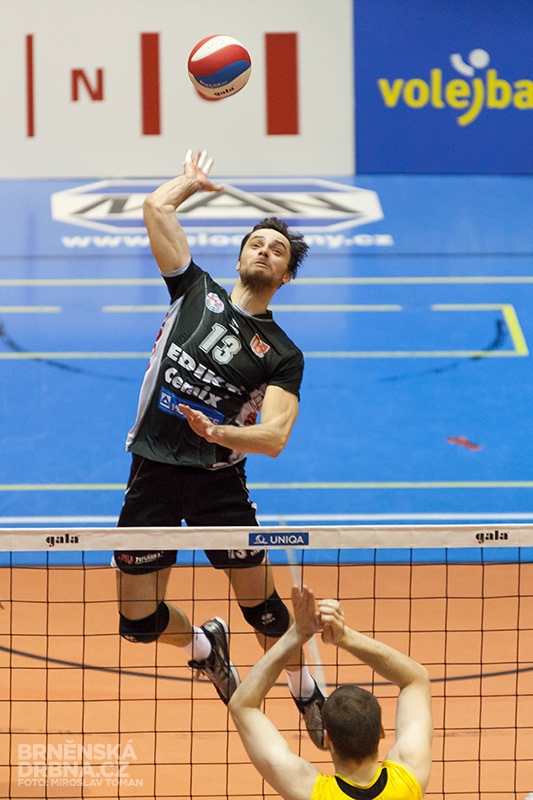 Volejbal Brno vs. VK Jihostroj České Budějovice, foto: Brněnská Drbna, Miroslav Toman