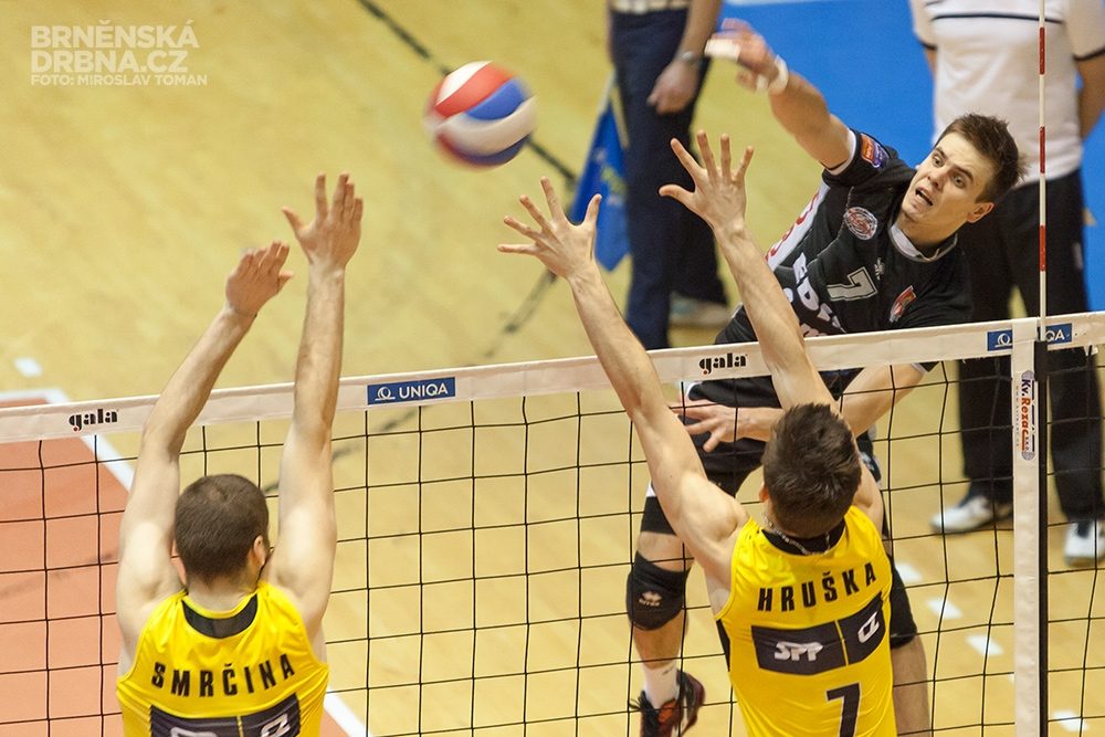Volejbal Brno vs. VK Jihostroj České Budějovice, foto: Brněnská Drbna, Miroslav Toman