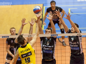 Volejbal Brno vs. VK Jihostroj České Budějovice, foto: Brněnská Drbna, Miroslav Toman