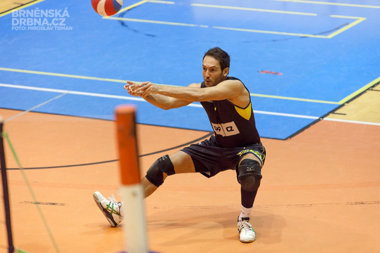 Volejbal Brno vs. VK Jihostroj České Budějovice, foto: Brněnská Drbna, Miroslav Toman