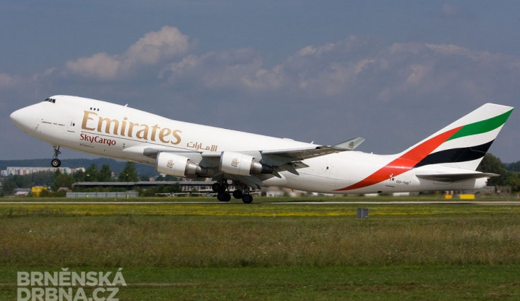 Boeing 747 létající u společnosti Emirates ze Spojených arabských emirátů, foto: Brněnská Drbna, Marek Vanžura