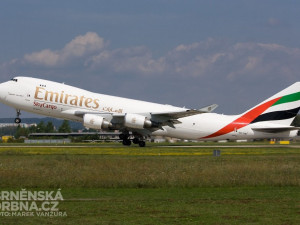 Boeing 747 létající u společnosti Emirates ze Spojených arabských emirátů, foto: Brněnská Drbna, Marek Vanžura