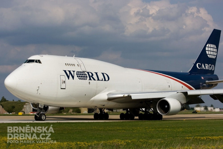 Boeing 747 amerických World Airways, foto: Brněnská Drbna, Marek Vanžura
