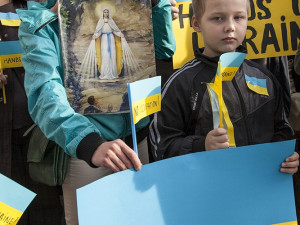Protest proti ruské agresi vůči Ukrajině, foto: Brněnská Drbna, Miroslav Toman