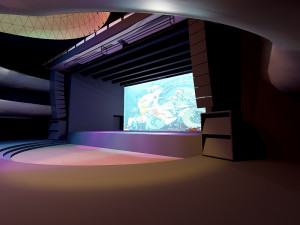 Sál Sono centra, vizualizace: Sono.cz