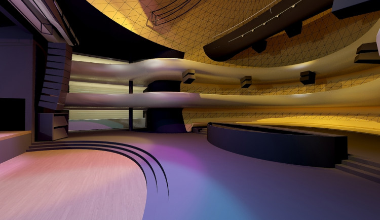 Sál Sono centra, vizualizace: Sono.cz