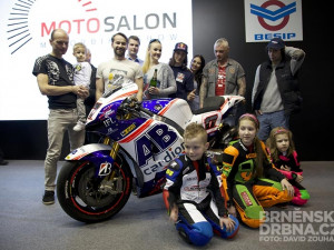 Odhalení nového motocyklu Karla Abrahama pro MotoGP, foto: Brněnská Drbna, David Zouhar