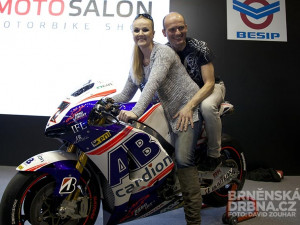 Odhalení nového motocyklu Karla Abrahama pro MotoGP, foto: Brněnská Drbna, David Zouhar