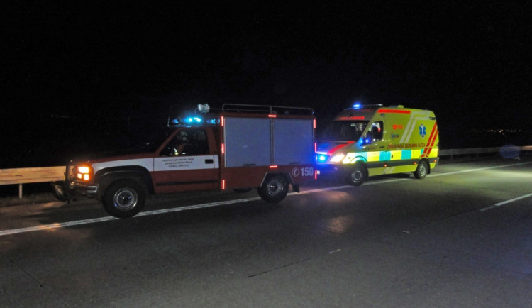 Tragická nehoda na D2, foto: HZS JMK