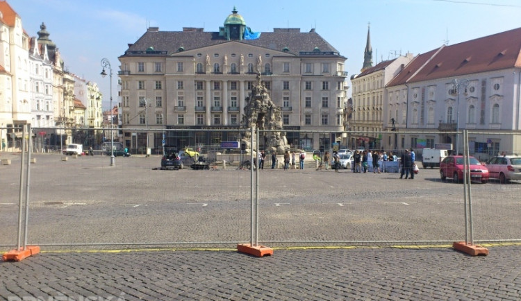 Na Zelném trhu začala rekonstrukce, foto: Brněnská Drbna, David Zouhar