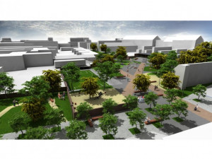 Vizualizace parku Hvězdička, autor: RADEK OTEVŘEL, www.otevrel.eu