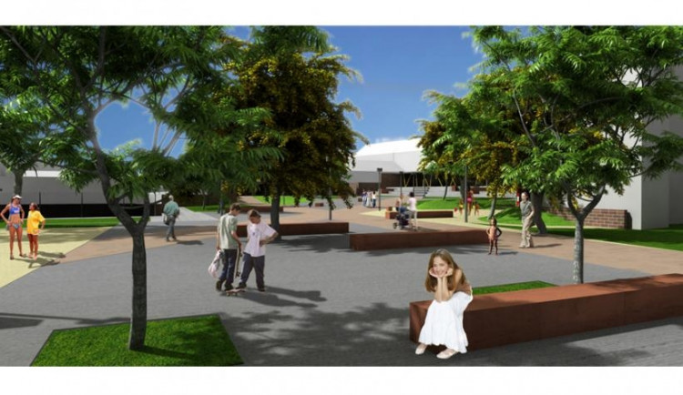 Vizualizace parku Hvězdička, autor: RADEK OTEVŘEL, www.otevrel.eu