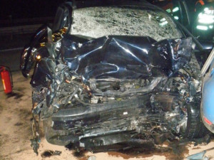 Hasiči zasahovali u dopravní nehody na dálnici D1, foto: hasiči JMK