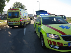 V Líšni zahynul po střetu s osobním autem motorkář, foto: HZS JMK
