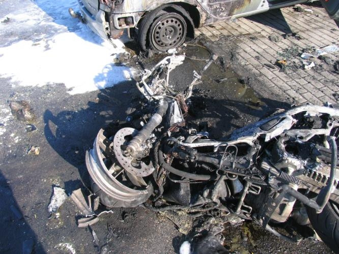 V Líšni zahynul po střetu s osobním autem motorkář, foto: Policie ČR