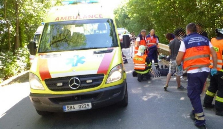 Tragická dopravní nehoda u Ivaně, foto: HZS JMK