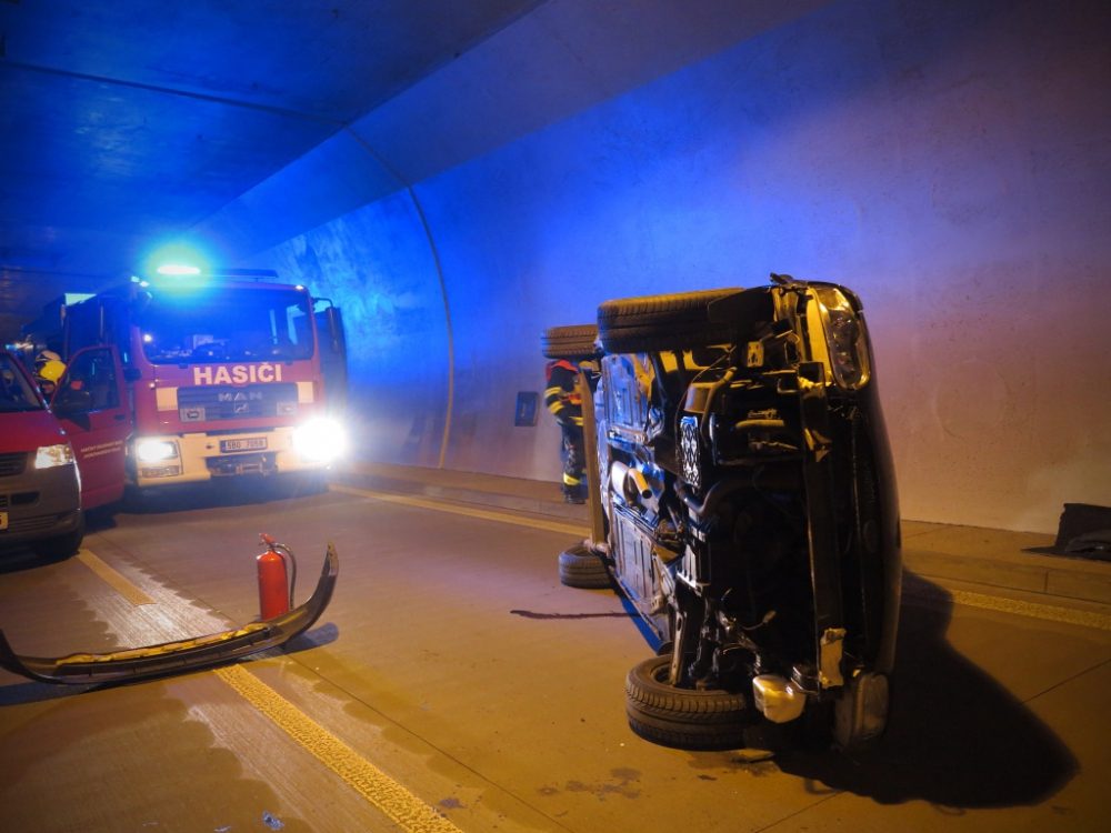 Cvičení v Královopolském tunelu, foto: HZS JMK