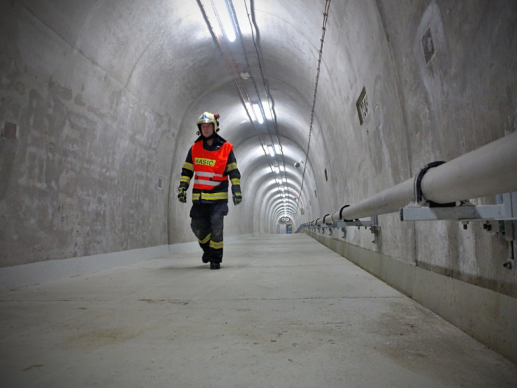 Cvičení v Královopolském tunelu, foto: HZS JMK