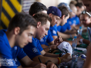 Autogramiáda hráčů HC Kometa, foto: Brněnská Drbna, Miroslav Toman