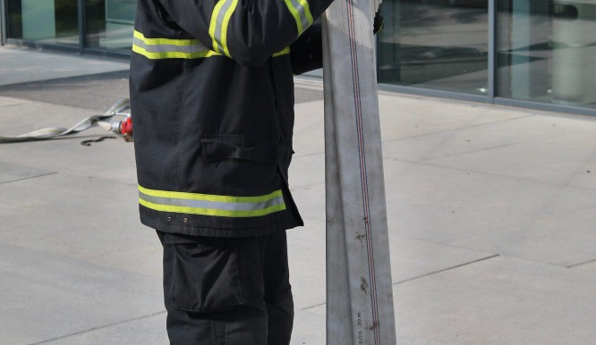 Hasiči nacvičovali zásah v hořící hvězdárně