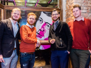 Zleva Jan Vlachynský, Tomáš Křemenák, Martin Hůla a Michal Mačuda