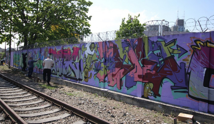 Obrazy z největšího graffiti jamu v Česku, Autor: Ondřej Vítek