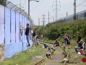Obrazy z největšího graffiti jamu v Česku, autor: Ondřej Vítek