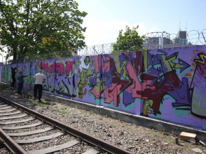 Obrazy z největšího graffiti jamu v Česku, autor: Ondřej Vítek