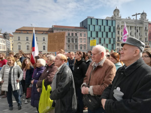 #VyjdiVen stávka studentů na Svoboďáku