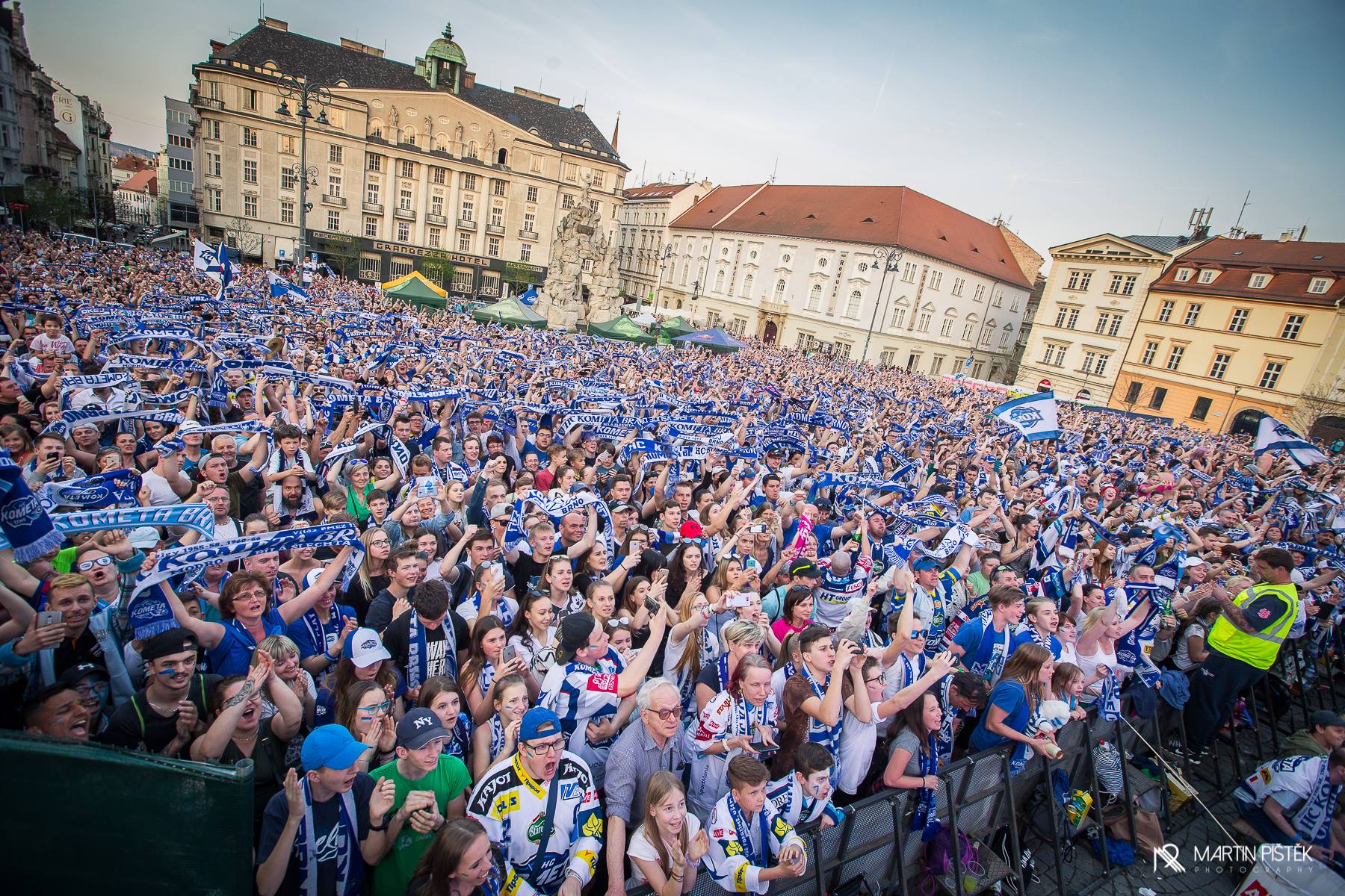 Zelňák při vítězném zápase v Třinci a zisku titulu, autor: Martin Pištěk
