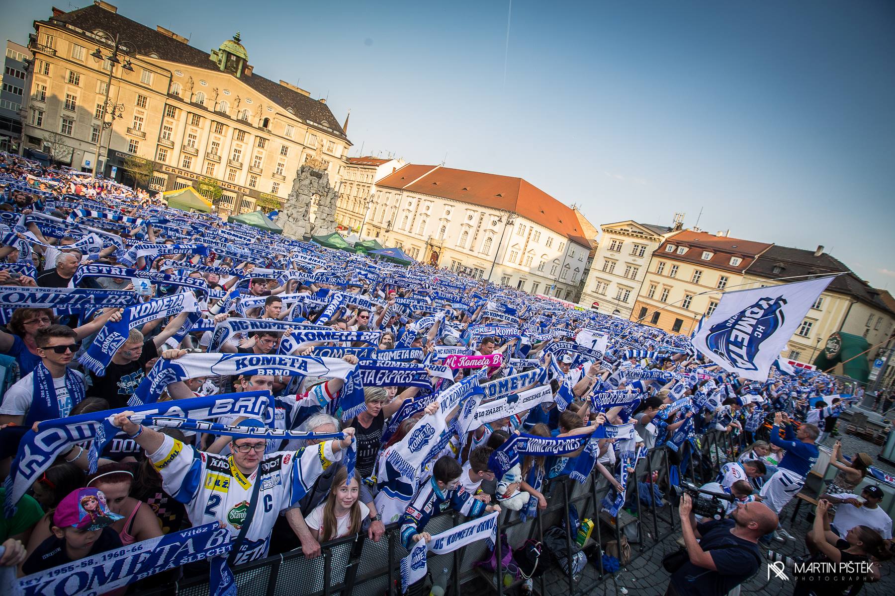 Zelňák při vítězném zápase v Třinci a zisku titulu, autor: Martin Pištěk