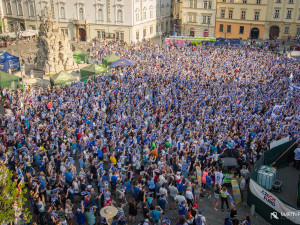 Zelňák při vítězném zápase v Třinci a zisku titulu, autor: Martin Pištěk