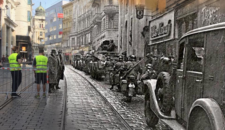 Hitler v současných brněnských ulicích a rozbombardované Brno, Autoři: Michal Doležel Pavla Voborník Kačírková, Lenka Křikavová