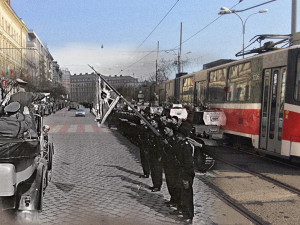 Hitler v současných brněnských ulicích a rozbombardované Brno, Autoři: Michal Doležel Pavla Voborník Kačírková, Lenka Křikavová