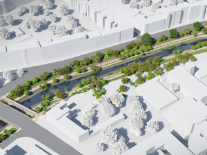 Nová podoba nábřeží Svratky