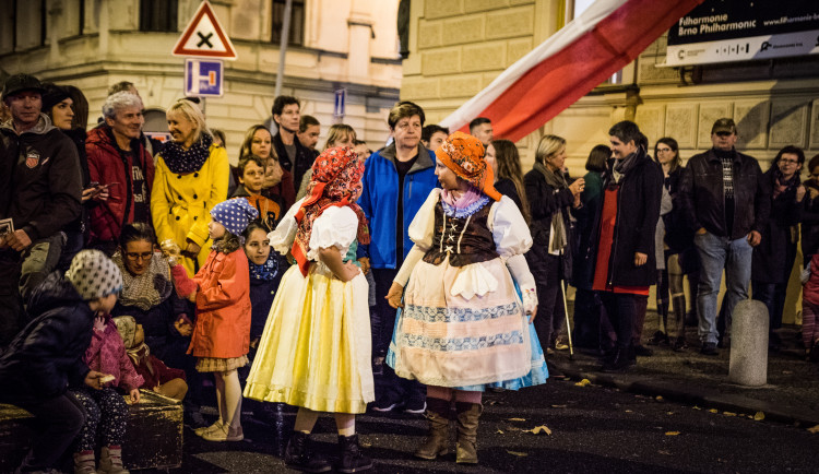 Vyhlášení republiky v Brně, autor: Tomáš Hrivňák