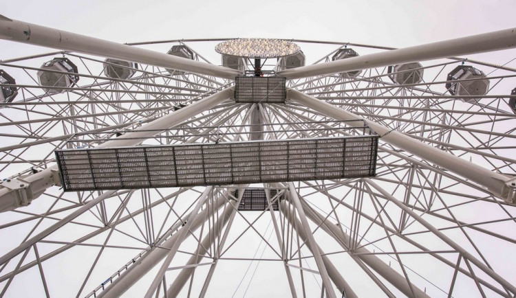 První jízda na Adventním kole optikou Tomáše Hrivňáka