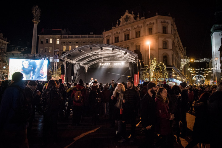 Finálové kolo šifrovací hry Brno, co není, autor: Tomáš Hrivňák