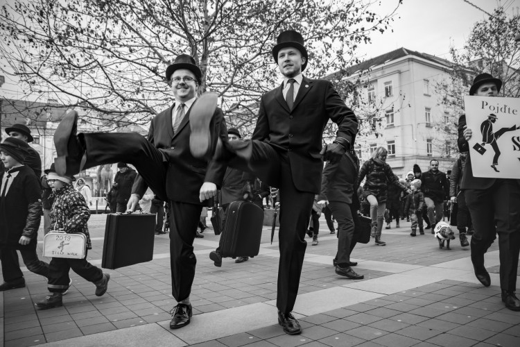 Silly Walk Brno 2019, Autor: Lucie Šiprová
