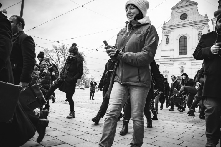 Silly Walk Brno 2019, Autor: Lucie Šiprová