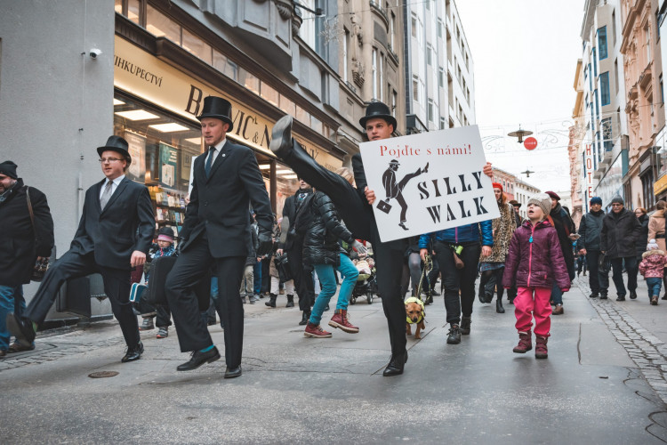 Silly Walk Brno 2019, Autor: Lucie Šiprová
