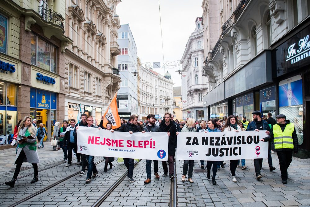 V Brně se cinkalo klíči za nezávislou justici, autor: Tomáš Hrivňák