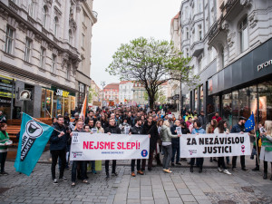V Brně se cinkalo klíči za nezávislou justici, autor: Tomáš Hrivňák